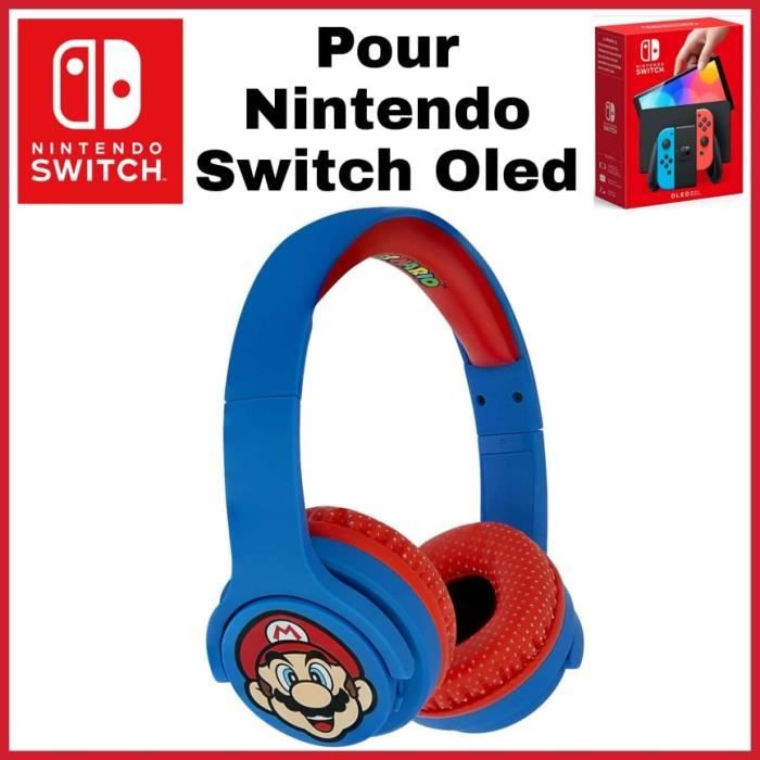Casque Bluetooth super mario pour Nintendo Switch OLED ® officiel - Casque  audio sans fil 85db - Cdiscount Informatique