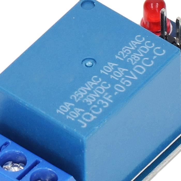 Giantdeer 5PCS 3V Module Optocoupleur Relais 1 Canal, DC 3V-3.3V