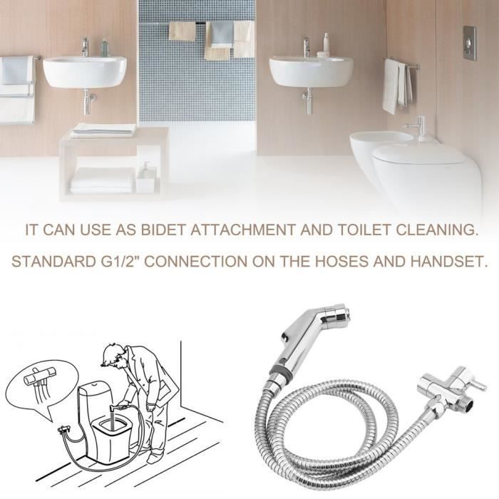 Bidet Portable FESSES-PROPRES - Douchette Lavage WC Et Hygiène Intime - Capacité 450ml - Neuf Sous Emballage