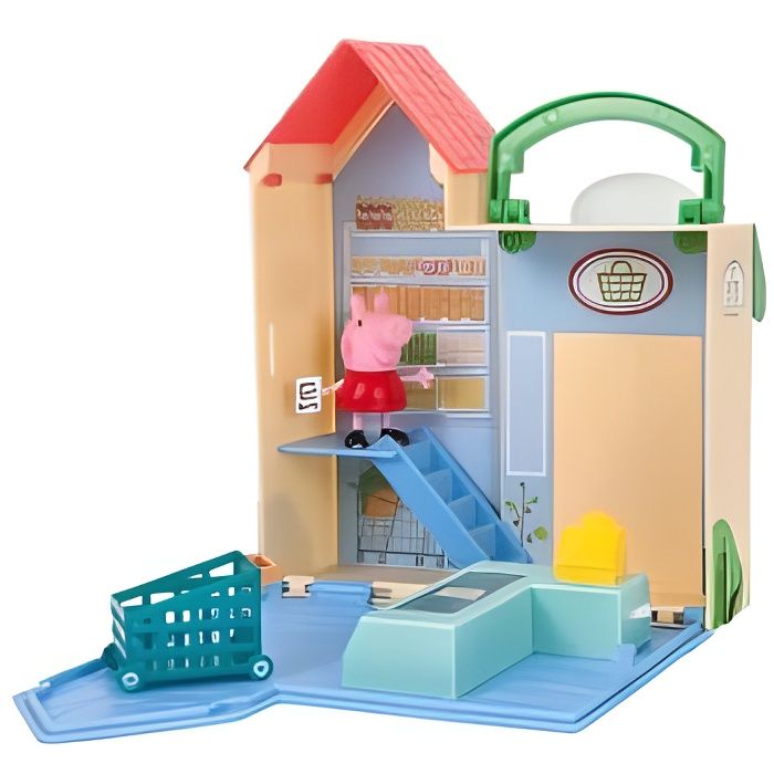 Set de Jeu Peppa Pig : La petite epicerie - Supermarche - Jouet Figurine  Miniature - Nouveaute - Des 2 ans - Cdiscount Jeux - Jouets