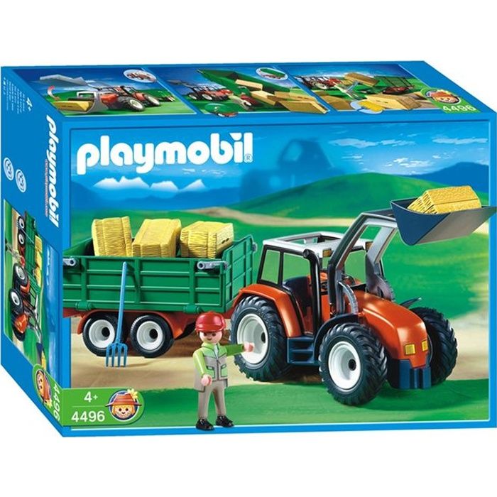 Playmobil Fermier Grand Tracteur - Cdiscount Jeux - Jouets