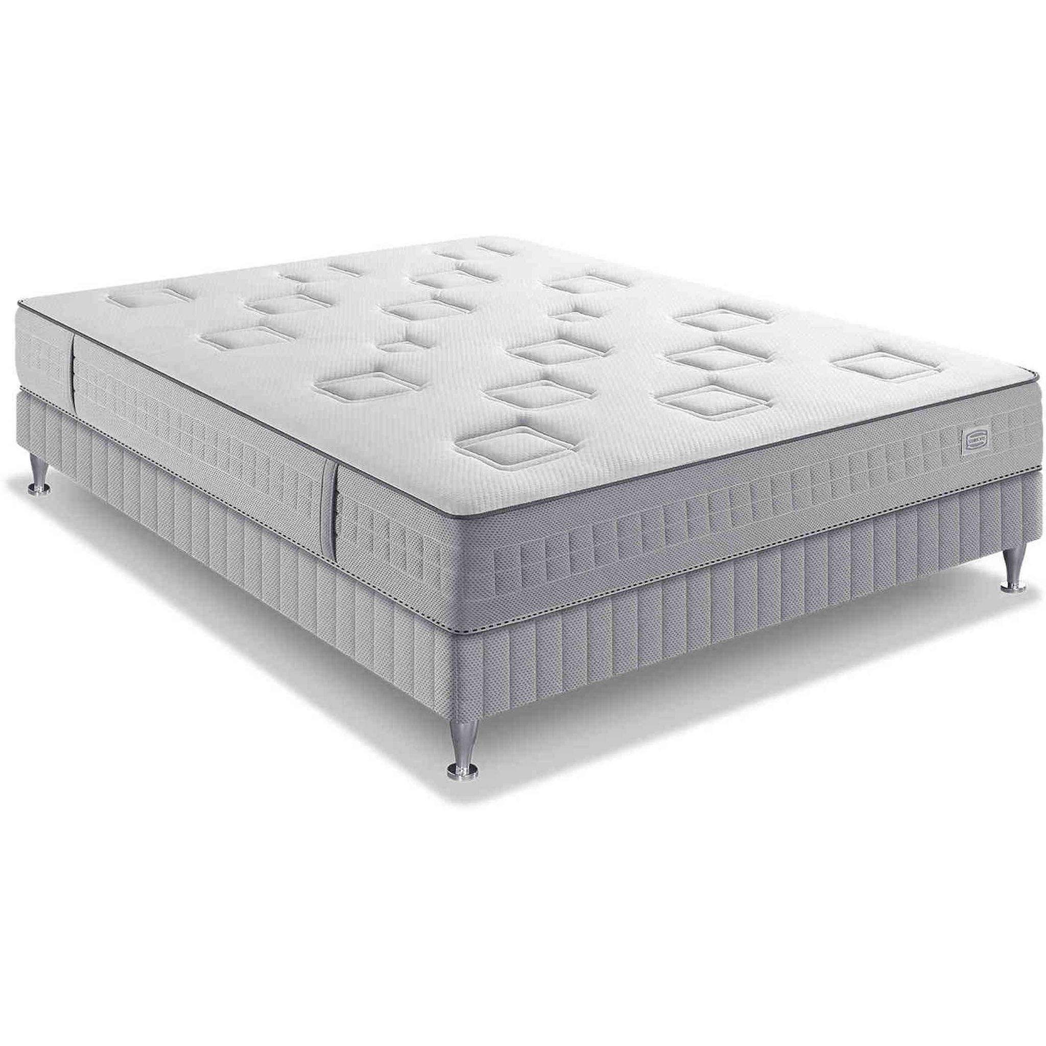 Ensemble Simmons 532 ressorts ensachés SW2 - 160x200 - Ferme - Blanc - Tapissier Ensemble Simmons 532 ressorts ensachés SW2 - 160x200 - Ferme - Blanc - Tapissier