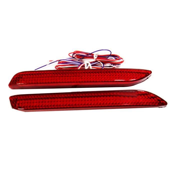 1 x réflecteur rond pour vélo rouge diamètre 40 mm lumière vintage vélo