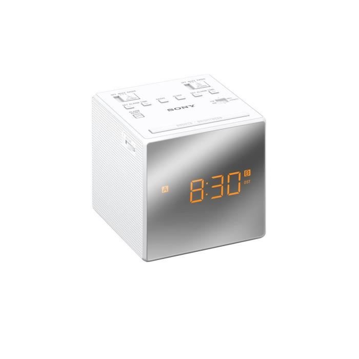 Sony ICFC1TW Radio Réveil FMAM, Double Alarme Blanc Cdiscount TV