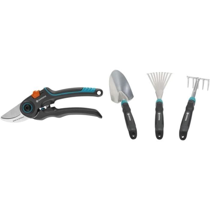Sécateur Gardena PremiumCut Pour Bois Sec - Coupe 20mm, Poignées Ergonomiques, Fabriqué En Allemagne