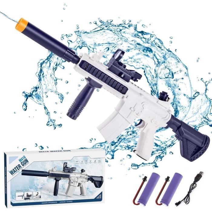 Pistolet à Eau électrique Automatique Longue Portée Avec Lumière - Pour Piscine Et Extérieur