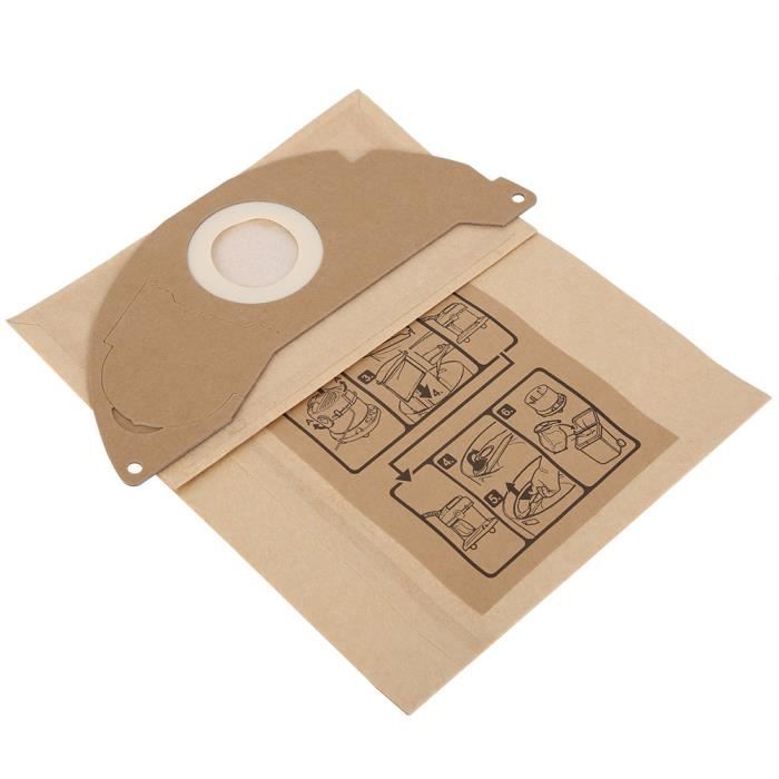 Sacchetti Per Aspirapolvere, 10 Pezzi/set, Sacchetti Di Carta Di Ricambio Per Aspirapolvere Verticali Karcher A2000 A2003 A2004 A2014 A2024 A2054 90421113