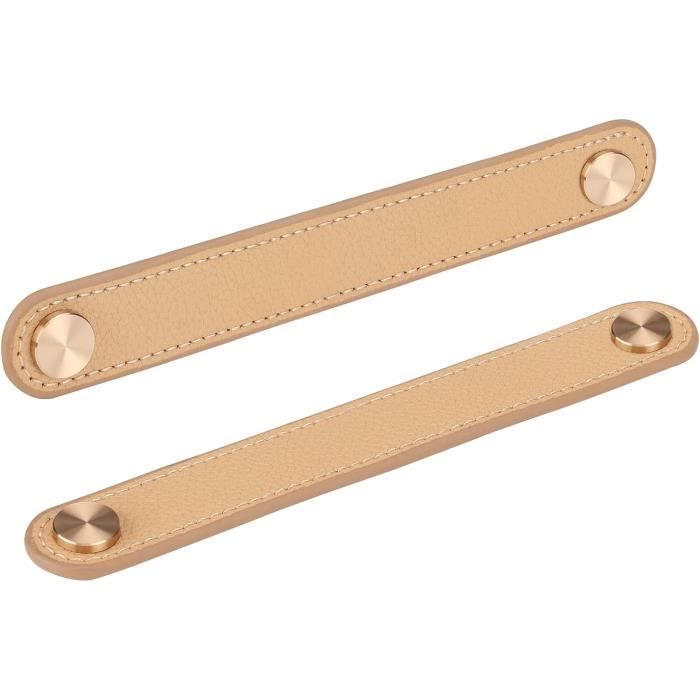 Lot De 2 Poignées De Porte Ou Tiroir De Meuble En Plastique Satiné