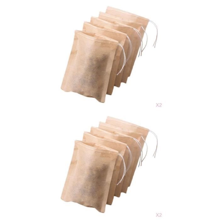 Sachet de thé vide ficelle thermoscellable papier filtre sachet de thé