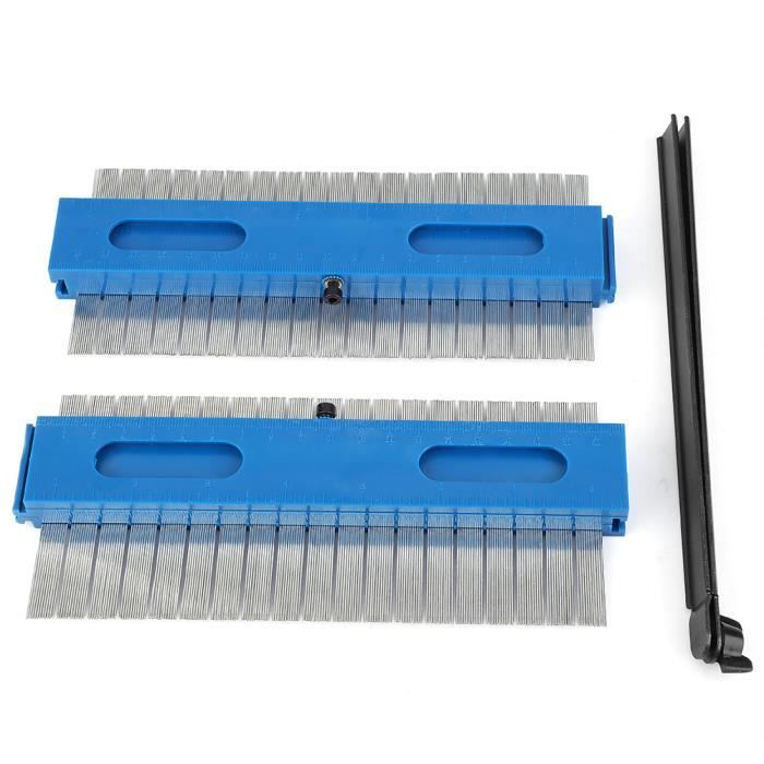 Jauge de contour de 25,4 cm, duplicateur de forme avec serrure, outil