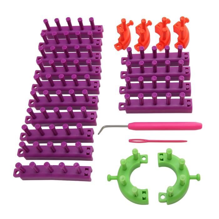 Mon Premier Kit De Tricot Pour Enfant – Loisirs Créatifs Avec Laine Colorée, Aiguilles Et Instructions Simples