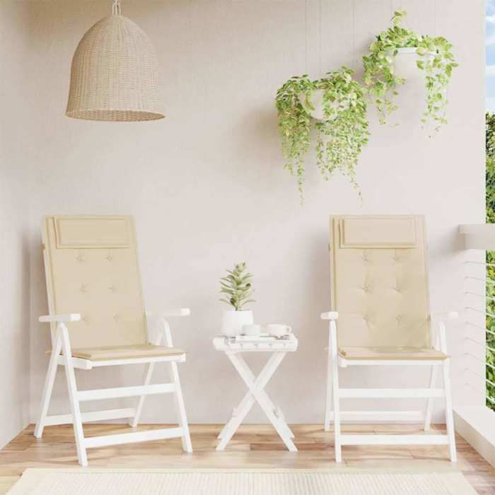 VidaXL Coussins de Chaise Dossier Haut - vue 3