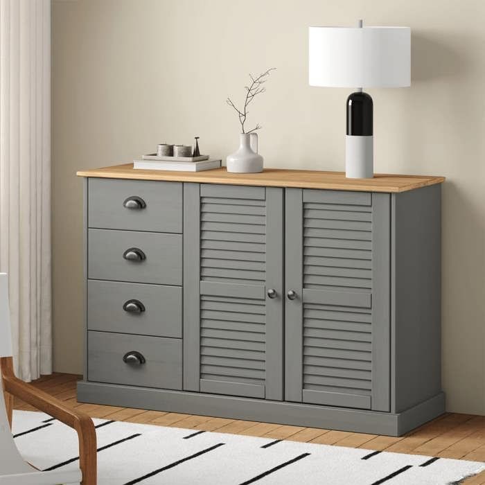 Garde-robe | Armoire VIGO 90x55x176 Cm Bois Massif De Pin CFW53957 | Leroy Merlin