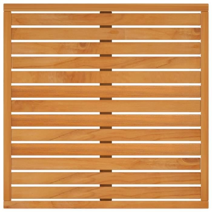 VidaXL Tavolino Da Giardino Modulare In Legno Di Acacia - 68.5x68.5x24 Cm, Resistente Agli Agenti Atmosferici, Per Esterni, Da Abbinare A Divani