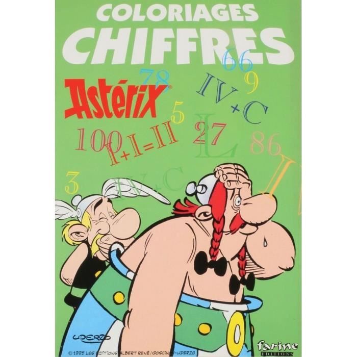 Livre De Coloriage Asterix Et Obelix Les Chiffres 17x24 5cm Cdiscount Beaux Arts Et Loisirs Creatifs