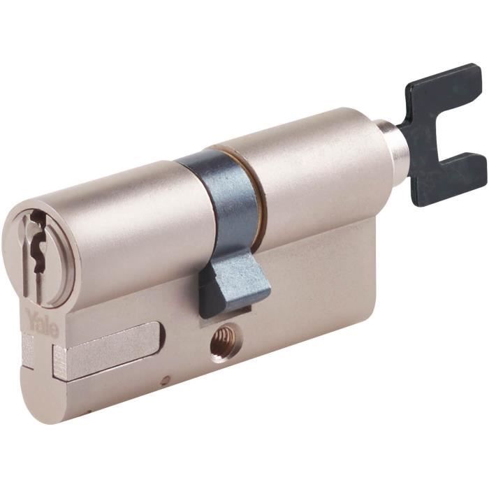 Cylindre Ajustable Linus YALE 05501000SN Tous types de porte compatible avec la serrure connectée Linus