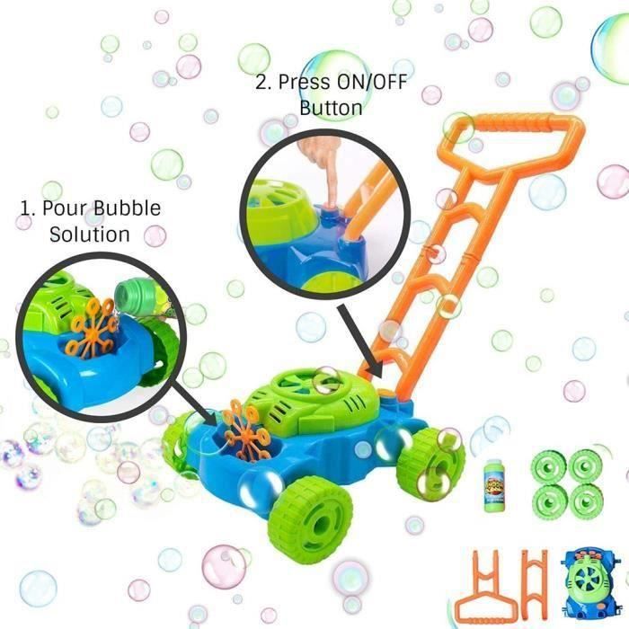 Tondeuse à Bulles Musicale Cocomelon - Jeu D'Extérieur Pour Enfants | Avec Sons Et Bulles