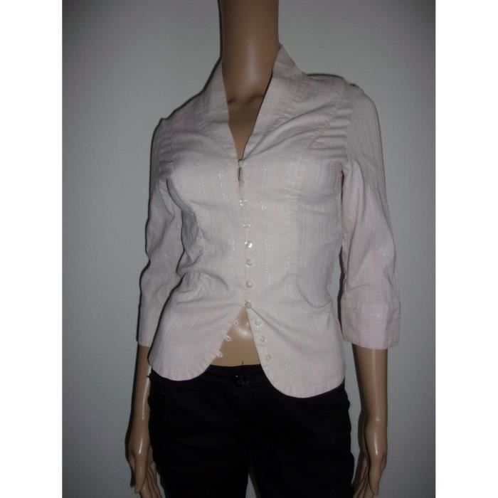 Chemise Femme Zara Taille S Rose Pastel Cdiscount Pret A Porter
