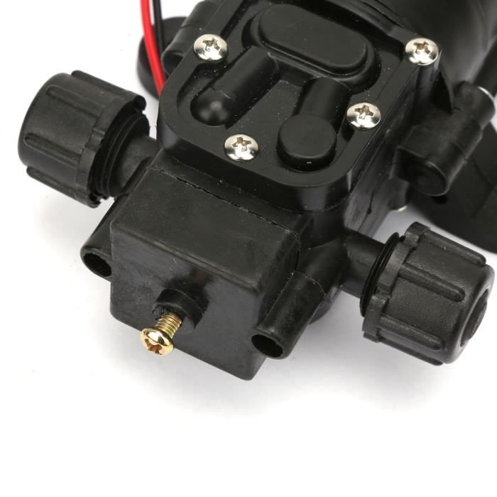 Pompe à Eau DC 12V 0.9MPa 6L/min Haute Pression 70W Auto-amorçante Diaphragme