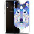 Coque Gel Pour Samsung Galaxy A20E (5.8 ) Extra Fine Polygon Animals - Loup-1