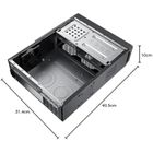 UNYKAck Caja de Ordenador Micro ATX UK2011 Negra con Fuente de Alimentación 450W, Dos Conectores USB 3.0 y Dos Conectores Type C