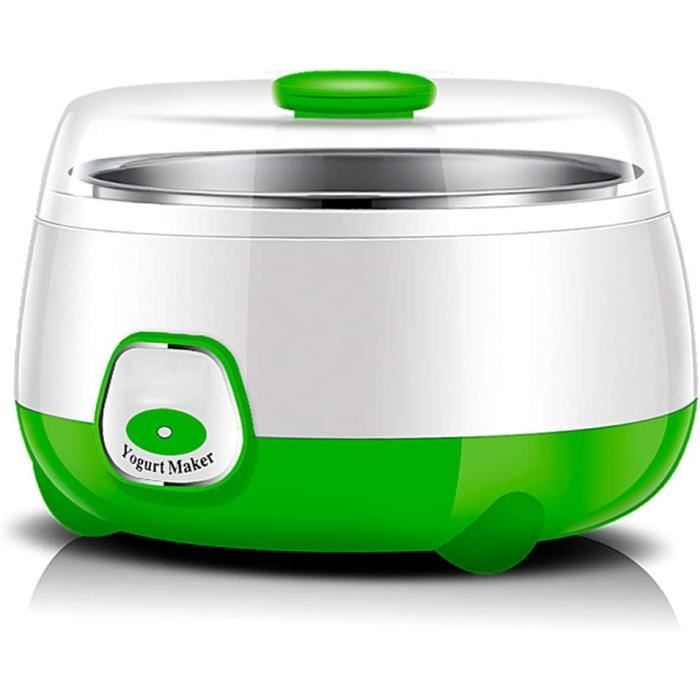 Yaourtière 36 Heures Acier Inoxydable - Machine Yaourt Électrique Avec Minuterie Et Écran LED