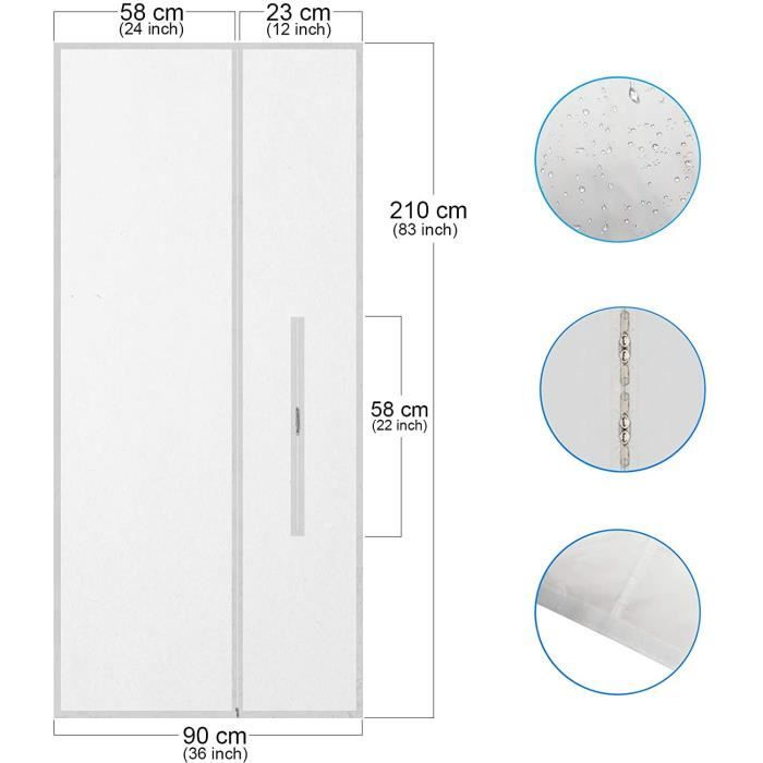 Joint De Porte Universel Pour Climatiseur Mobile Et Sèche-Linge - Étanchéité Air Chaud 210x90cm
