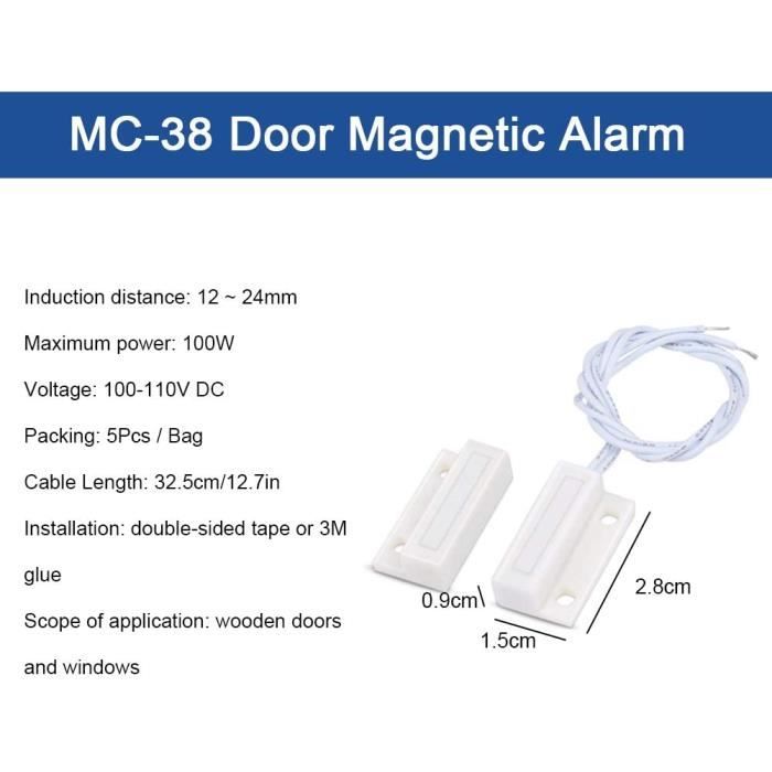 ACHETEZ Capteur De Porte/fenêtre MC38 Interrupteur Magnétique