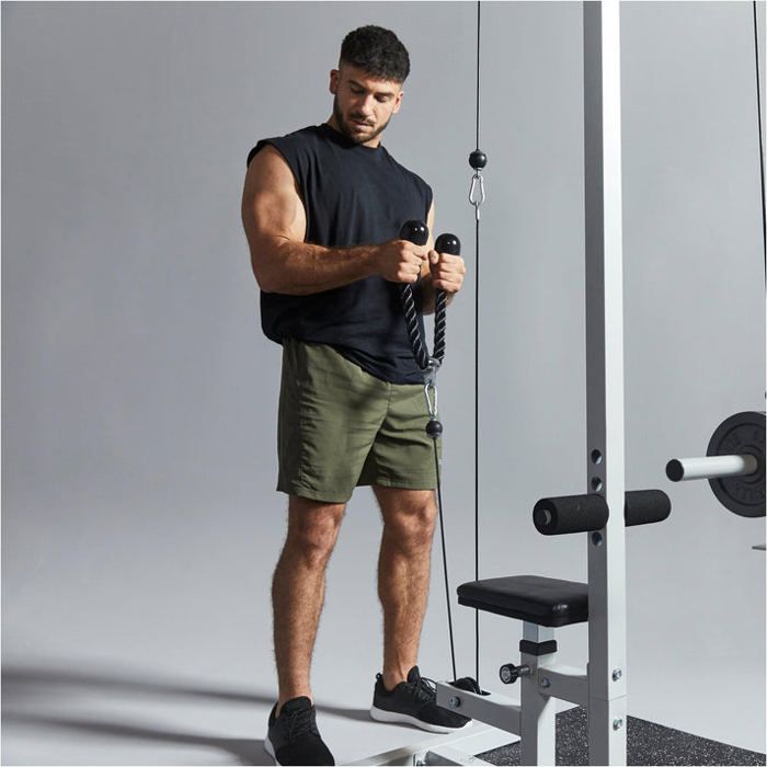 Nylon corde poulie triceps biceps rope musculation traction à Louviers