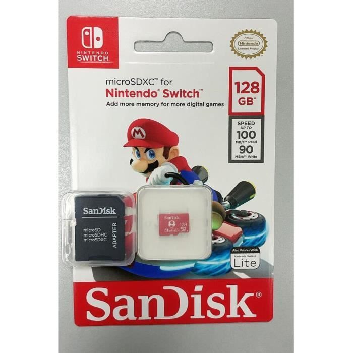 Nouvelle Carte Mémoire SanDisk pour Nintendo Switch Carte