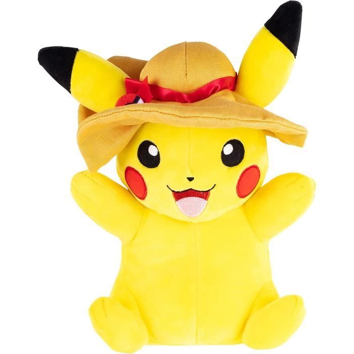 Chapeaux en peluche Pikachu de dessin animé pour enfants et