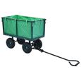 Chariot de jardin à main - Brouette de jardin Vert 350 kg-2