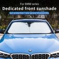 Pare-soleil pour fenêtre avant de voiture, en tissu isolant, pour bmw f30 f10 g20 g30 x1 x2 x3 x5 BMW X1  X2-2