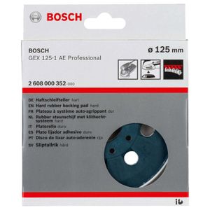 Lot De 1Plateau Poncage 150mm à Crochets Pour Ponceuse Orbitale Compatible Avec Bosch GEX 150 Gex 150 Ac Pex 15 Ae Et Gex 150 Turbo Patin Auto Agrippant Avec Vis 2 88641010
