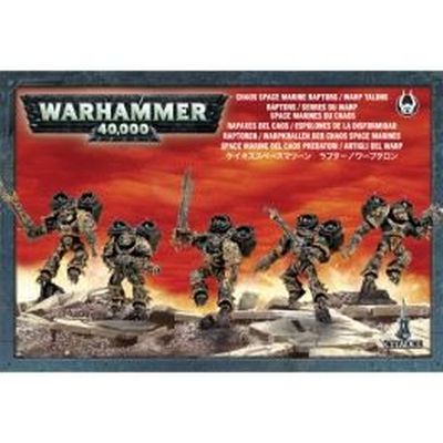 Set 5 figurines à peindre Warhammer 40000 - Raptors