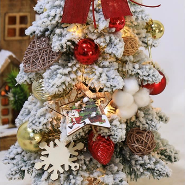 Lot De 10 Mini Sapins De Noël Artificiels Pour Décoration D