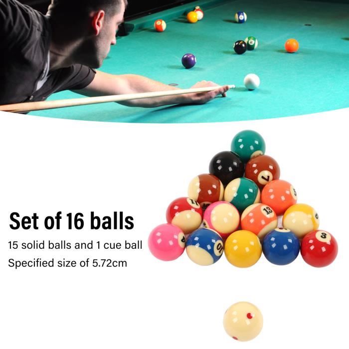 Set De 16 Balles De Billard-football Gonflables – En Cuir PU Pour Jardins, Pelouses Et Soirées En Plein Air