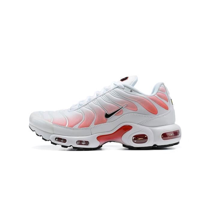 Basket niikke TN Plus 3 Chaussures Hommes femmes Blanc Rose Dessus Synthetique White pink Cdiscount Chaussures
