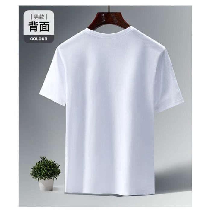 Tee-shirt col rond Hom en coton blanc | Rue Des Hommes