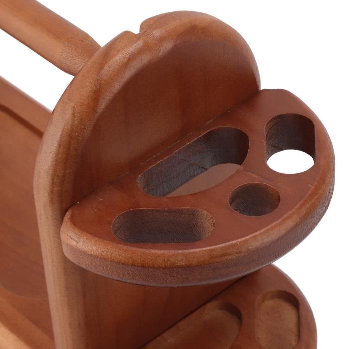 Dérouleur De Laine Magnétique Rotatif 360° En Bois - Support à Fil Pour Tricot Et Crochet - Accessoire Pour Tricoteuses