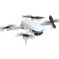 Drone GPS 4K FPV WiFi avec deux caméras et deux batteries EKASN - Blanc-3