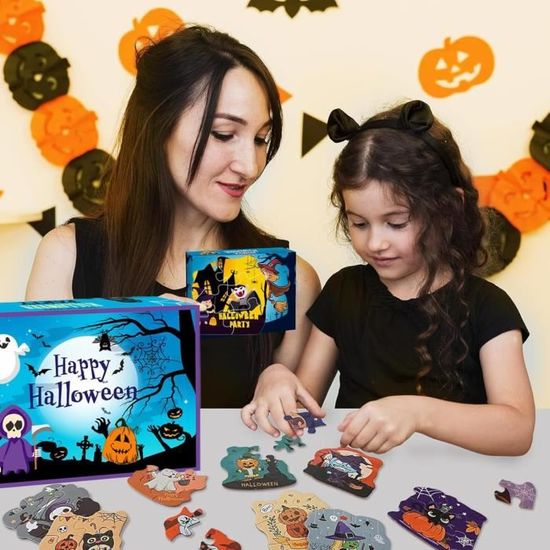 Calendrier De L'Avent Halloween 2023 Avec 34 Jouets Surprise - Compte à Rebours 10 Jours, Cadeaux Sensoriels Pour Enfants - 14