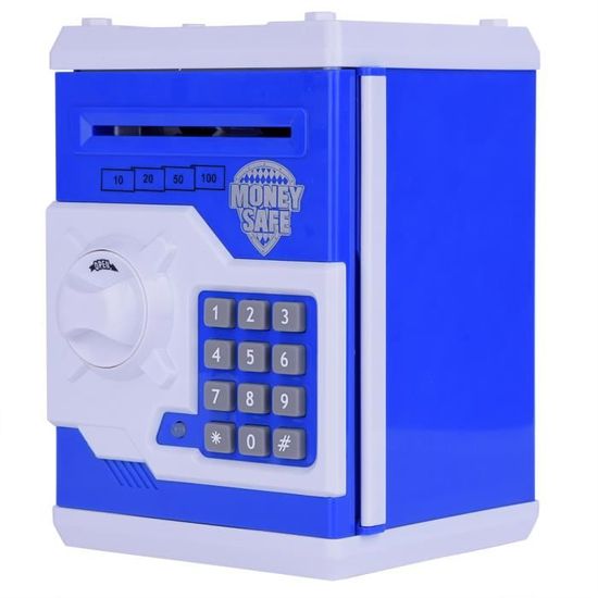 Enfant Tirelire Electronique Jouet De Coffre Fort D Economie D Argent Pr Cadeau D Enfants Bleu Achat Vente Tirelire Cdiscount