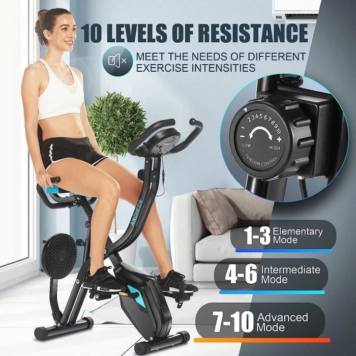 ANCHEER V lo d Appartement Pliable V lo d Exercice APP 10 Niveaux