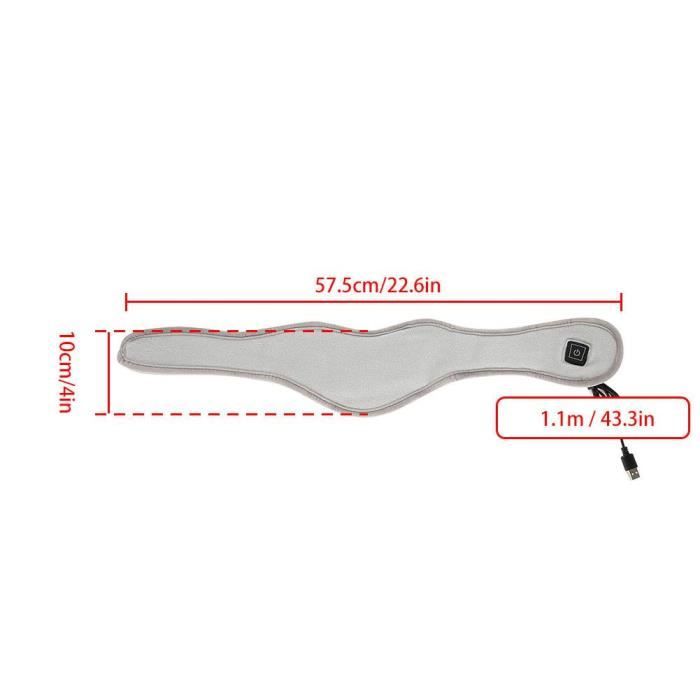 Ceinture Chauffante USB Pour Objectif Photo - Anti-buée - 3 Niveaux De Température - 5V/7W