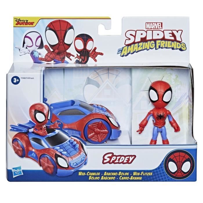 Figurine Spidey avec Arachno-bolide - MARVEL - pour enfants à