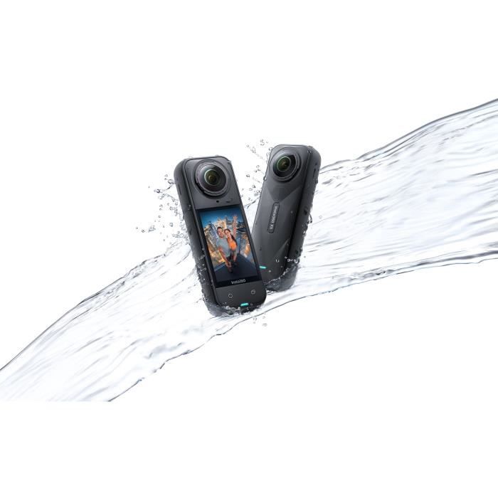 COOLSHOW Lot De 2 Batteries 2800mAh + Chargeur Pour Insta360 X5 - Étui Protection Et Charge Rapide