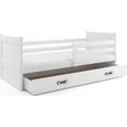 Lit gigogne enfant 90x190 avec tiroir lit