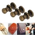 20 ensembles vis clou rivet cuivre tête ronde goujon spot pour bracelet sac vêtements chaussures ceinture(bronze)-0