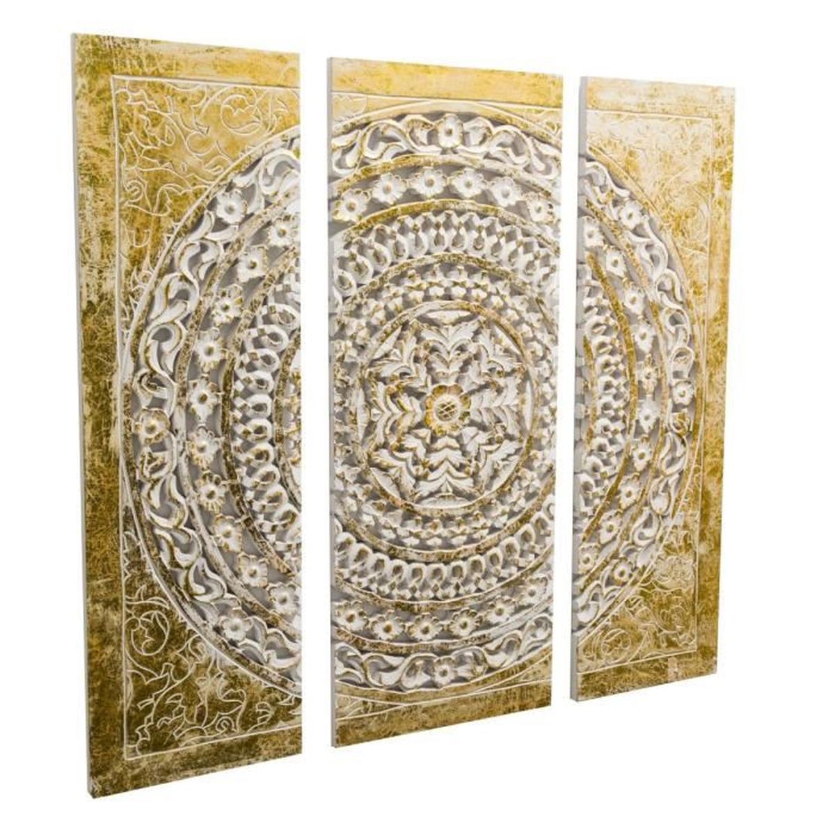 Téléchargement gratuit Images Pureday Decoration Murale Ornement Oriental Dore Blanc Mdf 3 dernière salutations